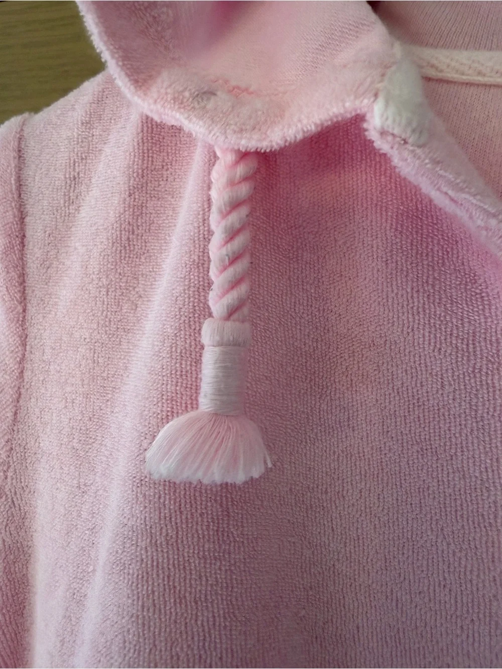 Lilly Pulitzer Pink Hooded Terry Girls' Swim Coverup Organic Cotton / 4T